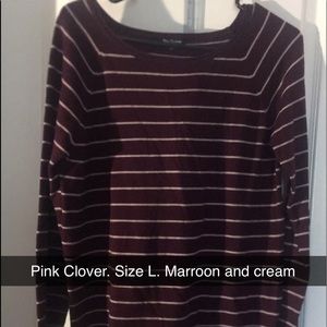 Pink Clover lightweight sweater